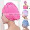 Hair Drying Towel Double Side Coral Fleece Dry Hair Hat
