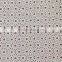 Popular embroidery lace plain white cotton fabric