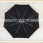 21"*8k auto open and close black wetlook 3 folding umbrella