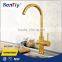 Bathroom accessories gold plated retro kitchen faucet 85208