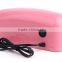 9W UV curing lamp Portable Light Gel Nail Dryer for Drying Gel Nail Polish Curing UV Top Coats and UV Gels