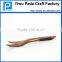 7.1 inch Wooden Forks - Disposable Wood Cutlery Silverware
