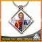 Free mould fee Europe christian jesus souvenir printed antique metal keychain