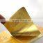 80gsm backed glue self adhesive gold foil paper