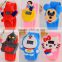 MOQ 100pcs in your own Logo hello kitty silicone slap watch for christmas gifts
