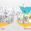 Custom Factory Eco-friendly Paintable Kids Cardboard Playhouse Wholesale