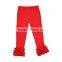 High quality icing ruffle pants girls ruffle pants set sew sassy ruffle pants