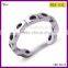 Fashion Jewellery Crystal 925 Sterling Silver Vintage Fashion Spiral Finger Ring