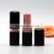 Empty square shape black plastic lipstick tube container