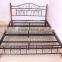 Metal Bed Queen size with headboard and footboard black