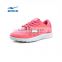 ERKE wholesale dropshiping brand breathable mesh pink 2016 womens sports shoes