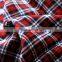 wholesale 100% cotton custom checked printed flannel roll for cloth shirts dress