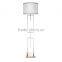 2017 hotel decorative unusual metal best craft floor lamp with linen shade good for inn decor high end standing reading lamp