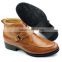 men elegant soft leather ankle boots