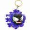 Wholesale Key ring Cartoon Fancy Rubber 2d Key chain