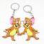 Promotional Gift Cartoon Cute Customized Shaped Keychain 3d PVC Key ring