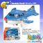 Kid promotion gift toys bo music plastic aircraft with light & sound