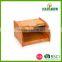 high quality food safe bamboo bread box from BSCI china supplier