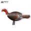Foam turkey decoy in outdoor hunting