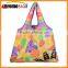 190T reusable polyester folding shopping bag