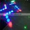 Hot sale White LED Double Scanner Mirror stage decorative Disco Light