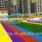 Artificial turf of kindergarten playground