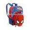 Black&Red ,16inch spiderman backpack with lunch kit,spiderman school bag for boys,YX-16805