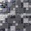 MB SMJ07 Wholesale Decorative Black Mosaic Wall Tile Crackle Glass Mosaic Tile Chinese Tile