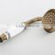 Classical antique brass &ceramic telephone shower head , water saving handle shower ,spary spout for bathroom accessories
