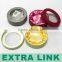 Custom design bangle bracelet jewelry box small clear lid round bracelet box
