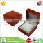  China factory texture paper custom luxury watch packaging box with sponge insert