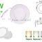 85-265v 6w round led panel light