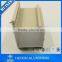 Popular OEM cream color Aluminium Extrusions Profiles for sliding window