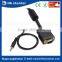 New product high quality 15pin monitor video cable male to male 3.5mm vga stereo jack audio cable support SVGA/XGA/UXGA/1080p