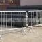 Portable temporary event crowd barrier on sale,weld pipe fence galvanized crowd control barrier with cross/bridge/flat feet