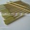 flat bamboo skewers with logo printed handle for food