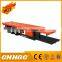 rational price 40 feet flatbed truck trailer made in china with great price
