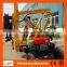 Highway Guardrail Hydraulic Small Pile Driver for Road Construction