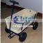 hot sale wood foldable children wagon trolley cart