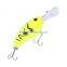 1pc Outdoor 9.5CM Fishing Lures Crank Bait Tackle Swim Bait with 3D eyes Verisimilar Hard Bait