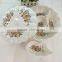Multifunction Compote Fruit Bowl/Plates Dried Fruit Pierced Tray Pumpkin White