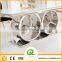 TH413 Stainless Steel Tempered Glass Dining Table Design