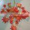 SJ071211 Garden decorative plastic autumn maple tree leaves for decoration