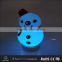New product cartoon snowman shape ibastek bluetooth speaker with LED light