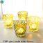birthday candle Glass Candle Holder for 3 Wick Candle