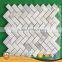 Calcutta gold square shape micro marble mosaic tile with 1cm thickness
