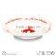 christmas ceramic chinese soup bowls with snow