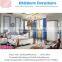 RD9907 hot sale 2017classic brown N white traditional matching bedroom cheap home furniture queen size king size bedroom set