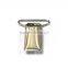 Rectange Face Metal Suspender Clip with plastic teeth inside for garment, 1 inch High Quality Fashion Metal clip