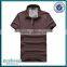 Bead with mesh cotton short sleeves fake polo t shirt can be emborided